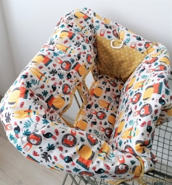 Dzsungel csapat-sárga - Bevásárlókocsi beülő Extra termék főképe